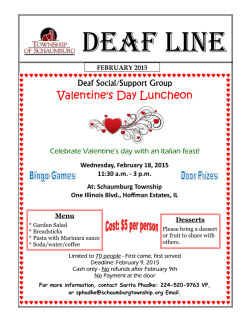 Deaf Line Newsletter - Township of Schaumburg