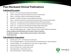 Clinical Data Overview Oct 2014