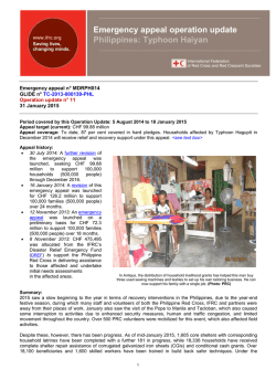 Typhoon Haiyan - International Federation of Red Cross and Red