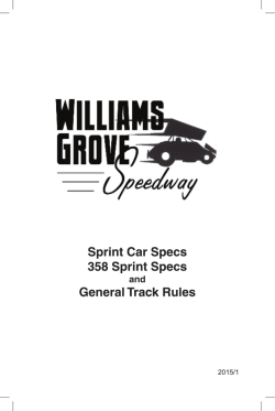 Friday rules - Williams Grove Speedway