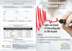 echocardiography fellowship 2015