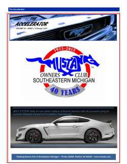 February 2015 - Mustang Owners Club of Southeastern Michigan