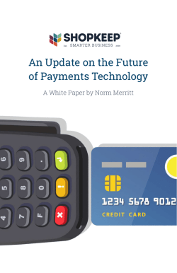 An Update on the Future of Payments Technology