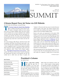 Winter 2015 Issue of The Summit Now Available!