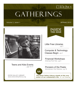 Newsletter - Estes Valley Library