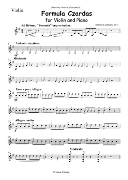 Formulaczardasx - Piano - Free Music by Herbert Lindholm