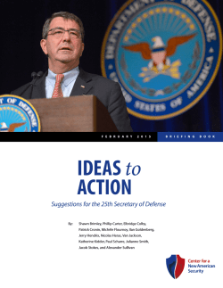 IDEAS to ACTION - Center for a New American Security