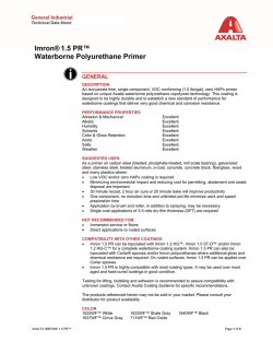 Imron®1.5 PR™ Waterborne Polyurethane Primer