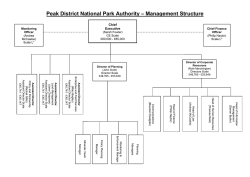 Peak District National Park Authority – Management Structure