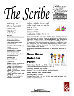 The Scribe - February 2015