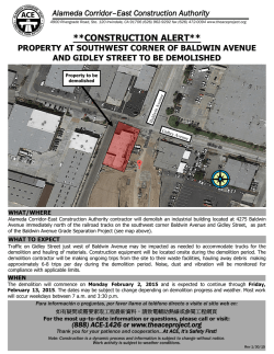 Property at southwest corner of Baldwin Avenue and Gidley Street to