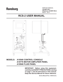 RCS-2 USER MANUAL