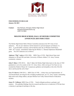 moline high school hall of honor committee announces 2015