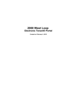 Download 2000 West Loop Electronic Tenant® Portal PDF