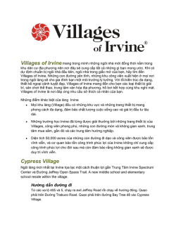 Cypress Village - Villages of Irvine