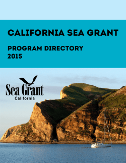 Currently funded projects (2015 Program Directory)