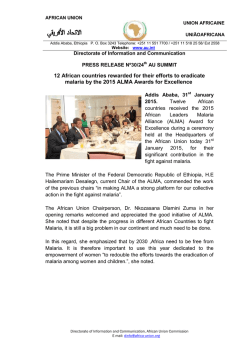 Press Release - African Union