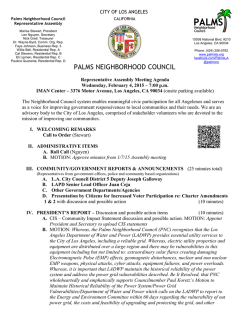 PNC Assembly Agenda 2-4-15 - Palms Neighborhood Council