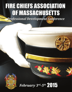 Mass. Fire Chiefs Prof. Development Seminar