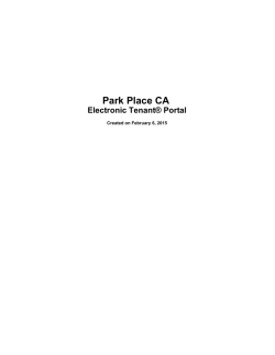 Download Park Place CA Electronic Tenant® Portal PDF