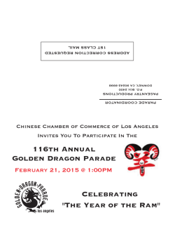 116th Annual Golden Dragon Parade