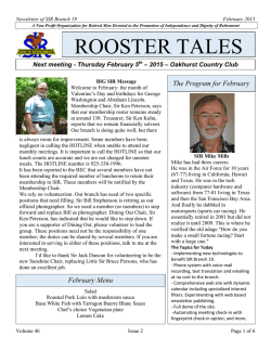 Current Rooster Tales