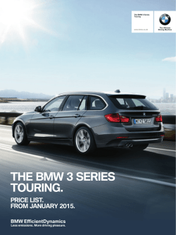 THE BMW 3 SERIES TOURING.