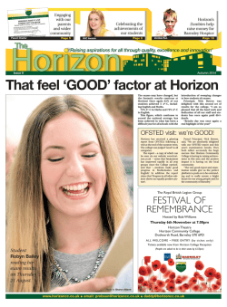 Newspaper Here - Horizon Community College