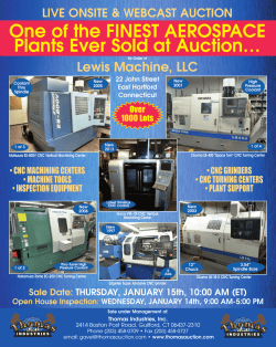 Auction Brochure - Thomas Industries