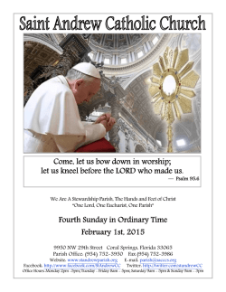 One Lord, One Eucharist, One Parish?