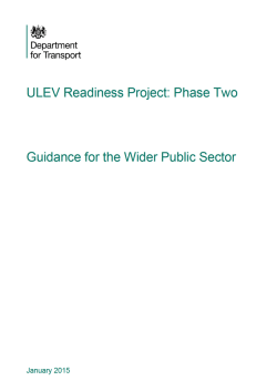 ULEV readiness project phase 2