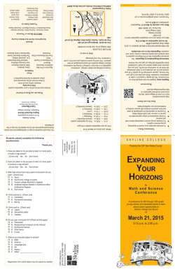 2015 Program PDF - Skyline College