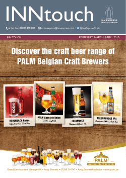 Discover the craft beer range of PALM Belgian Craft