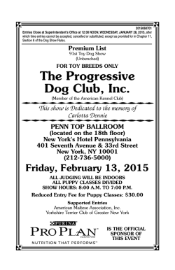 Progressive - The Yorkshire Terrier Club of America