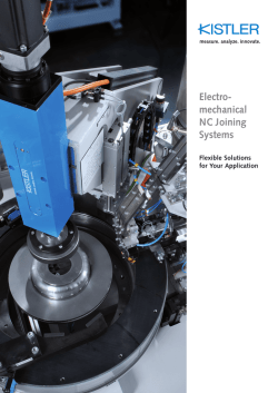 Brochure, Electromechanical NC Joining Systems
