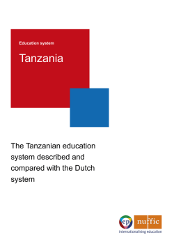 Education system Tanzania
