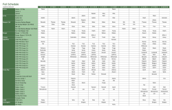 RRA Schedule PDF