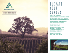 ELEVATE YOUR SENSES - Adelaide Hills Wine Region