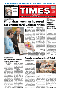 January 29, 2015 PDF Edition - Wilbraham