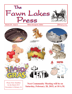 The fawn lakes press