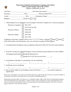 1. Application Form - Princeton University