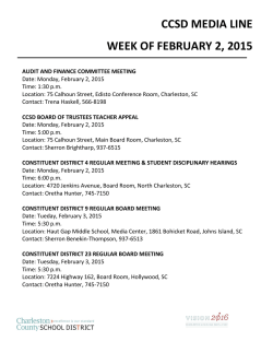CCSD MEDIA LINE WEEK OF FEBRUARY 2, 2015