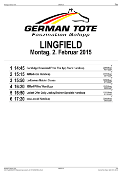 LINGFIELD - German Tote