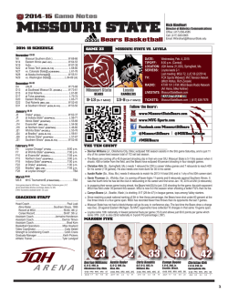 Game Notes 23.indd - CBS Sports Network