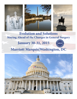 Washington, DC - American Society of General Surgeons