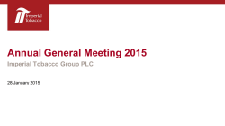 Annual General Meeting 2014 Slides PDF 1888K