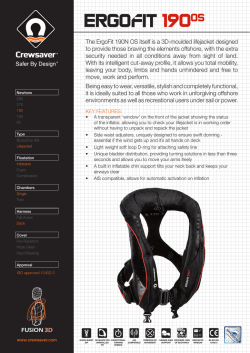 The ErgoFit 190N OS itself is a 3D-moulded lifejacket