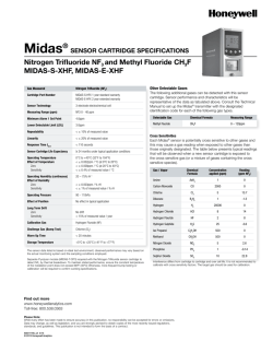 Midas® - Honeywell Analytics
