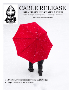 February, 2015 Issue - Silver Spring Camera Club