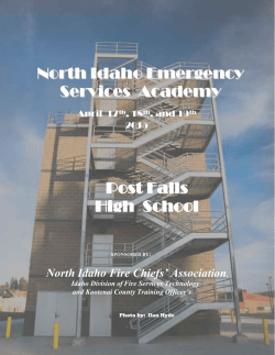 North Idaho Emergency Services Academy